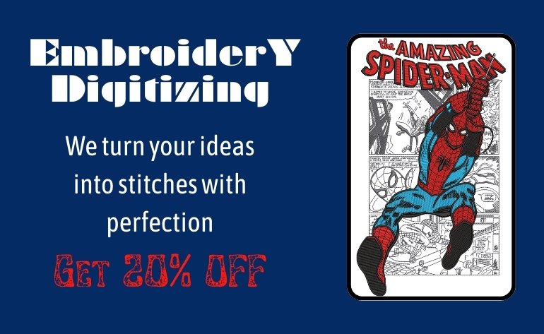 Stitchize Embroidery Digitizing Banner