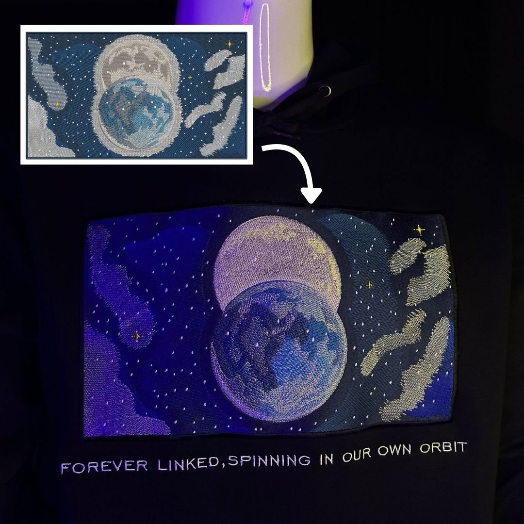 Uniform embroidery sample