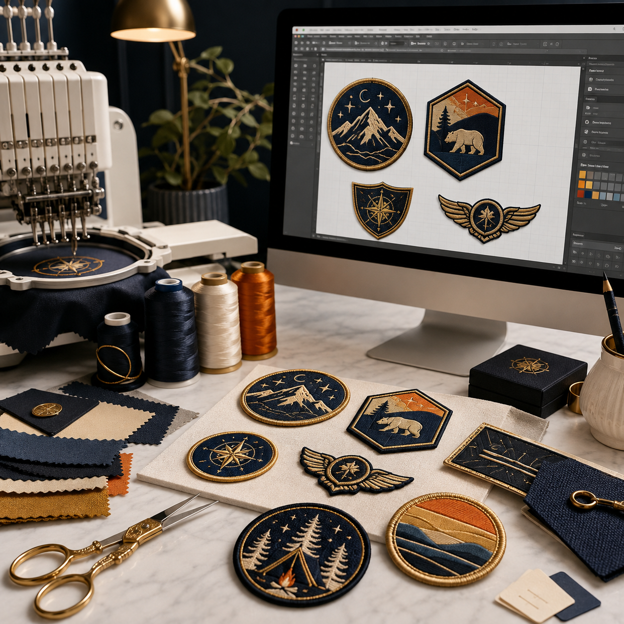 Patch design workspace sample by Stitchize